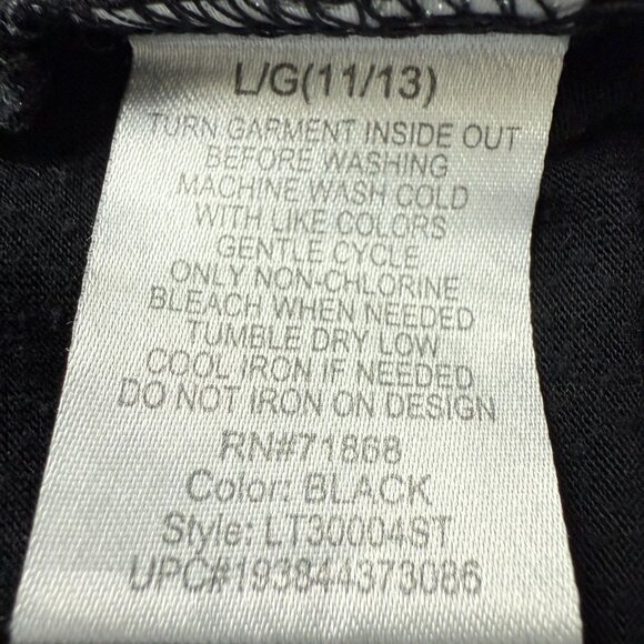 NASA Cosmic 1975 Space Shuttle Graphic Tee Black Sz Large Jrs Retro Pride Style - Picture 10 of 11